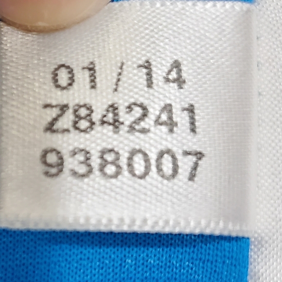 Adidas Mens Golf Polo Climachill Technology 2XL DriFit Blue With White Stripe - Picture 12 of 13